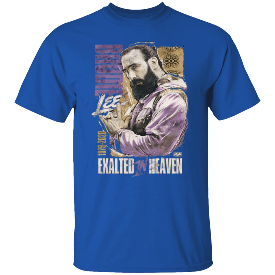 Aew Brodie Lee Exalted In Heaven Shirt K Trevor Wilson Brodie Lee Exalted In Heaven Shirt Hoodie Sweatshirt - Teechipus