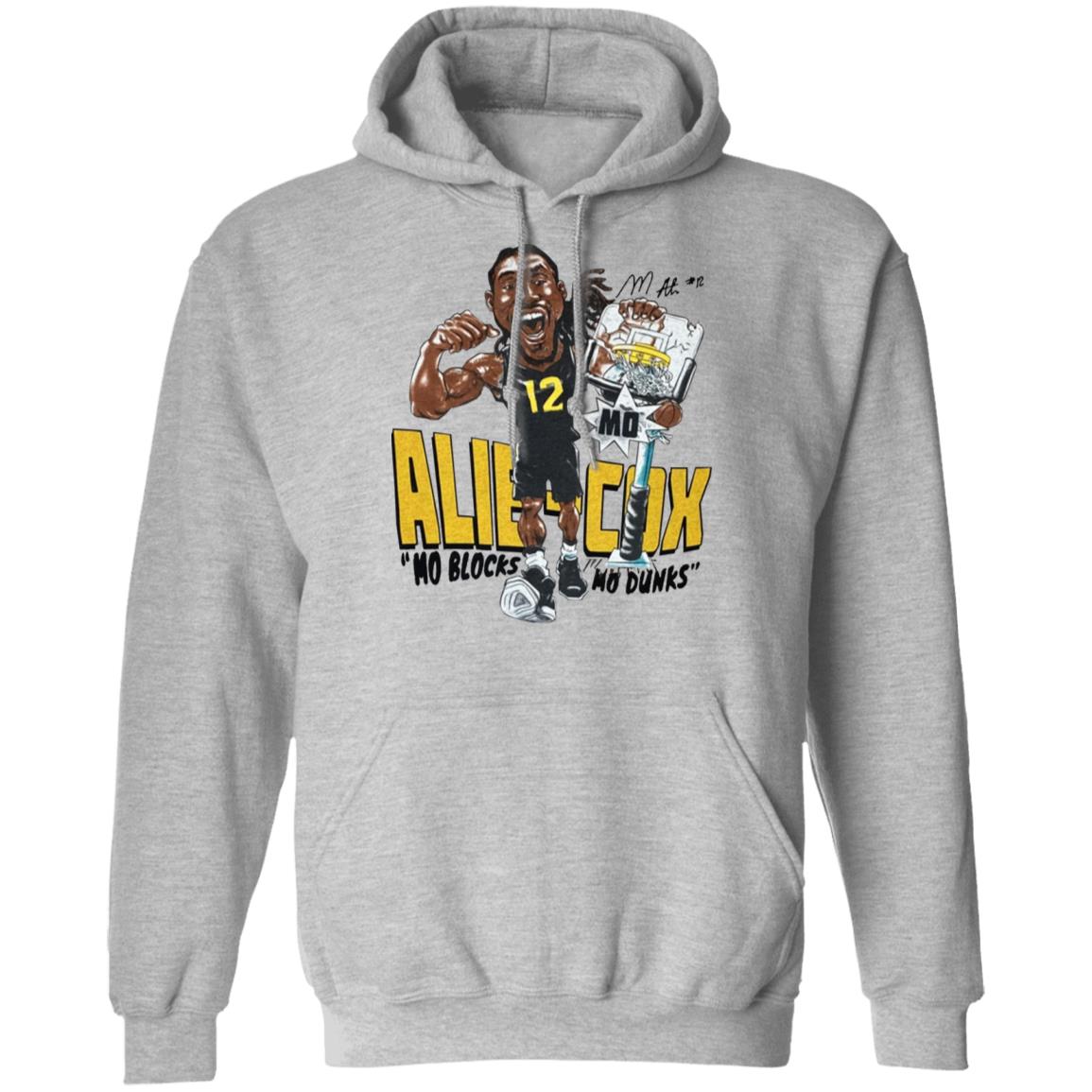 Mo Alie-Cox Basketball Caricature Shirt Vcu Basketball Alie Cox Mo Blocks Mo Dunks Shirt Hoodie Sweatshirt - Teechipus