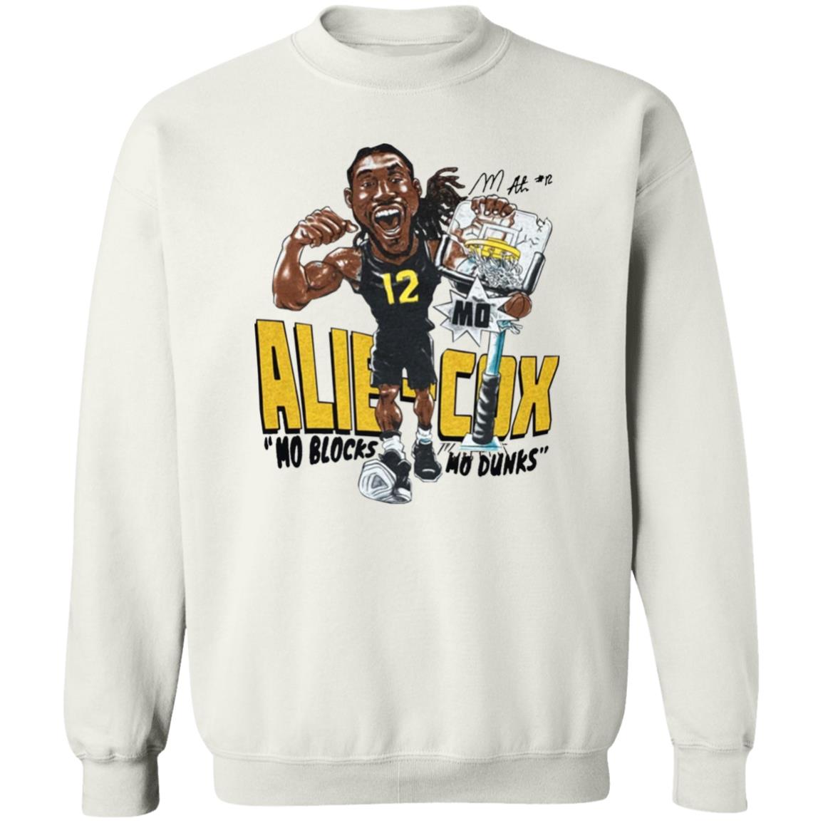 Mo Alie-Cox Basketball Caricature Shirt Vcu Basketball Alie Cox Mo Blocks Mo Dunks Shirt Hoodie Sweatshirt - Teechipus