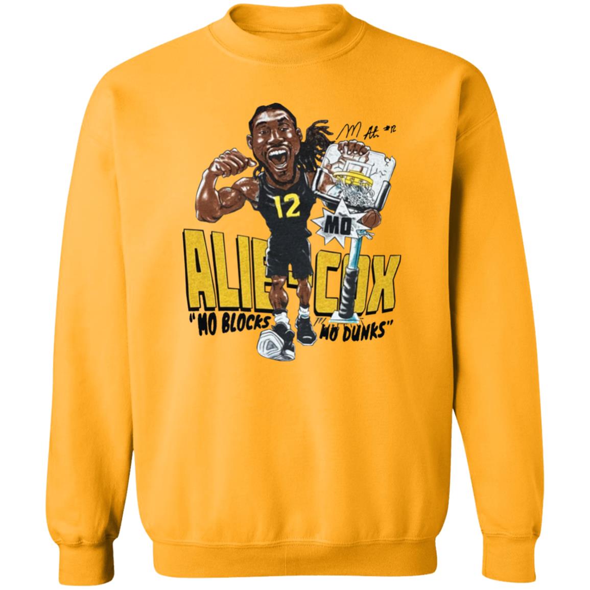 Mo Alie-Cox Basketball Caricature Shirt Vcu Basketball Alie Cox Mo Blocks Mo Dunks Shirt Hoodie Sweatshirt - Teechipus