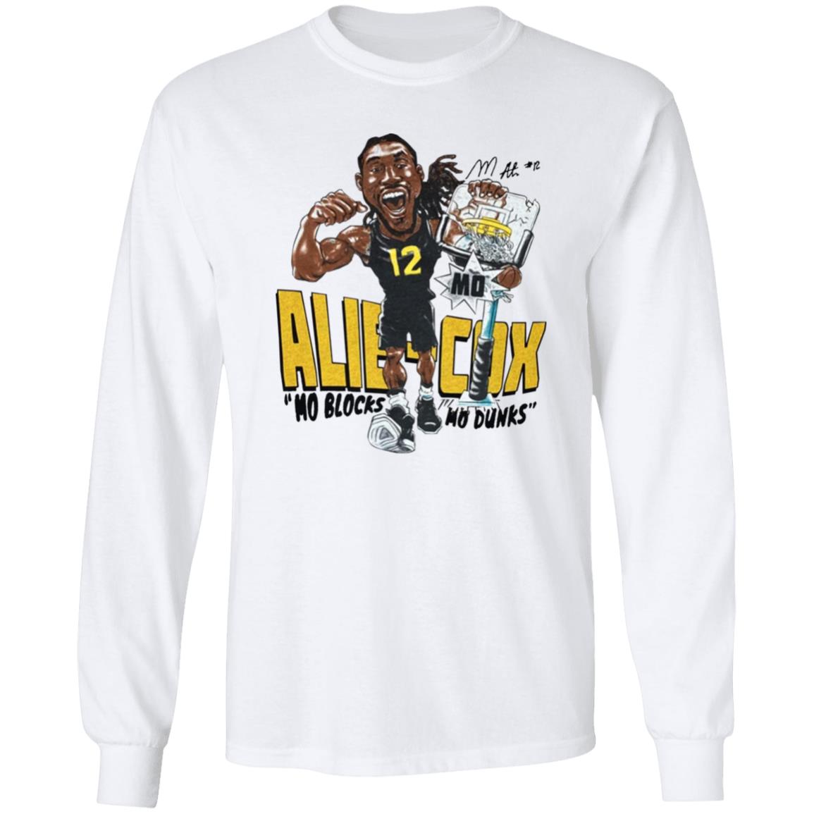 Mo Alie-Cox Basketball Caricature Shirt Vcu Basketball Alie Cox Mo Blocks Mo Dunks Shirt Hoodie Sweatshirt - Teechipus