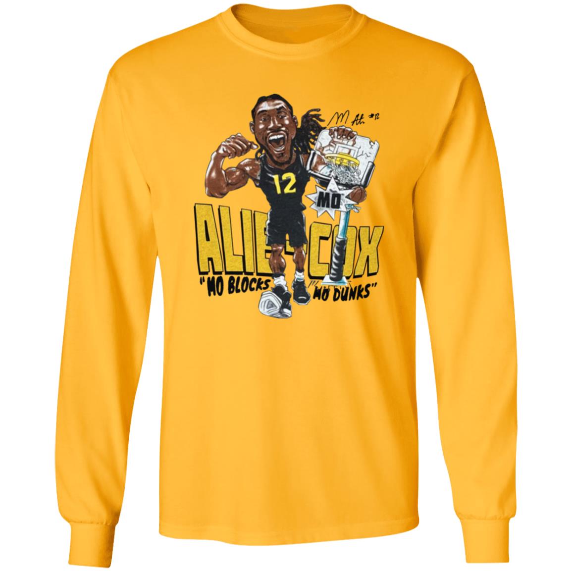 Mo Alie-Cox Basketball Caricature Shirt Vcu Basketball Alie Cox Mo Blocks Mo Dunks Shirt Hoodie Sweatshirt - Teechipus