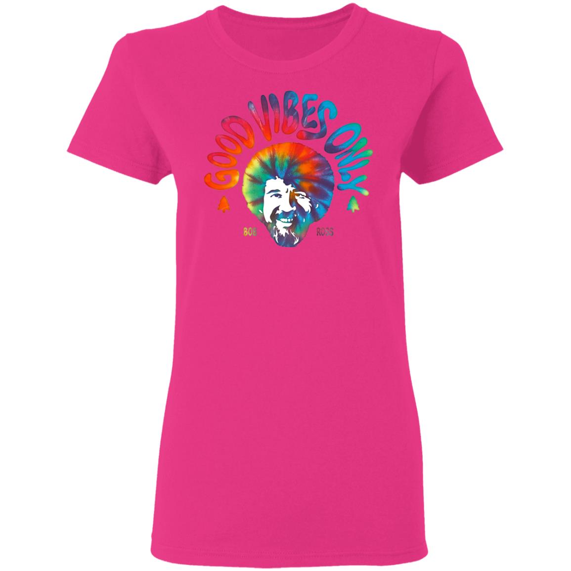 Good Vibes Only Shirt Louie G Bob Ross Good Vibes Only Shirt Hoodie Sweatshirt - Teechipus