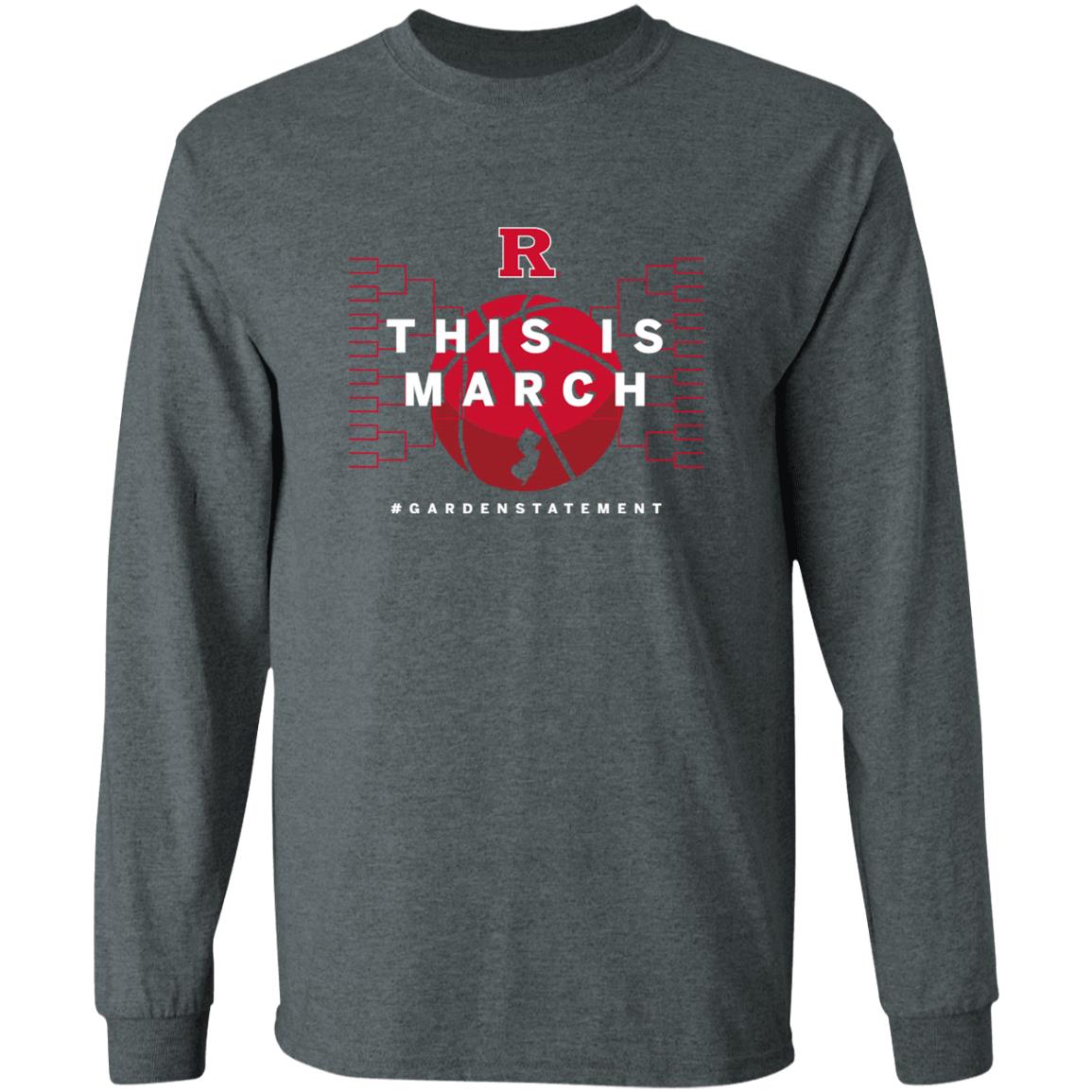 This Is March Gardenstatement Shirt Rutgers Basketball We R Back 2021 T-Shirt Kathryn Tappen This Is March Gardenstatement Shirt Hoodie Sweatshirt - Teechipus
