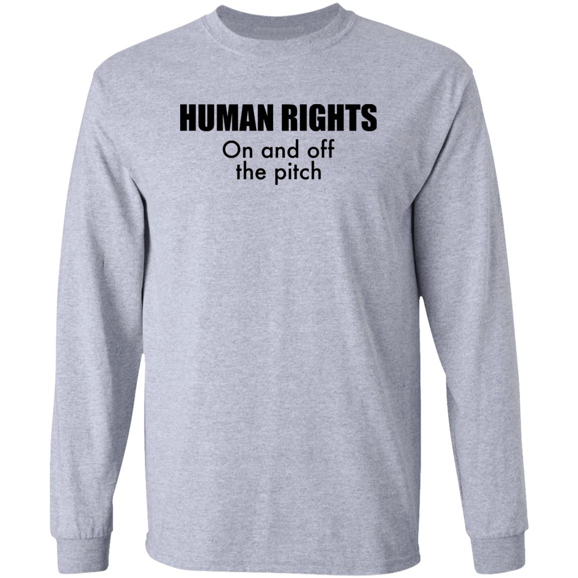 Human Rights On And Off The Pitch Shirt World Cup 2022 Qatar's Human Rights On And Off The Pitch Shirt Hoodie Sweatshirt - Teechipus