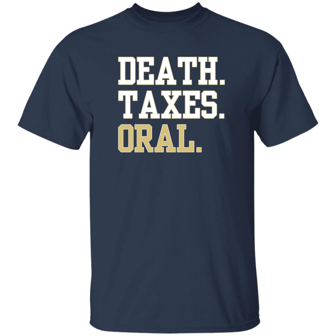 Barstool Death Taxes Oral Shirt Pftcommenter Death Taxes Oral Shirt Dave Portnoy Big Cat Death Taxes Oral Shirt Hoodie Sweatshirt - Teechipus