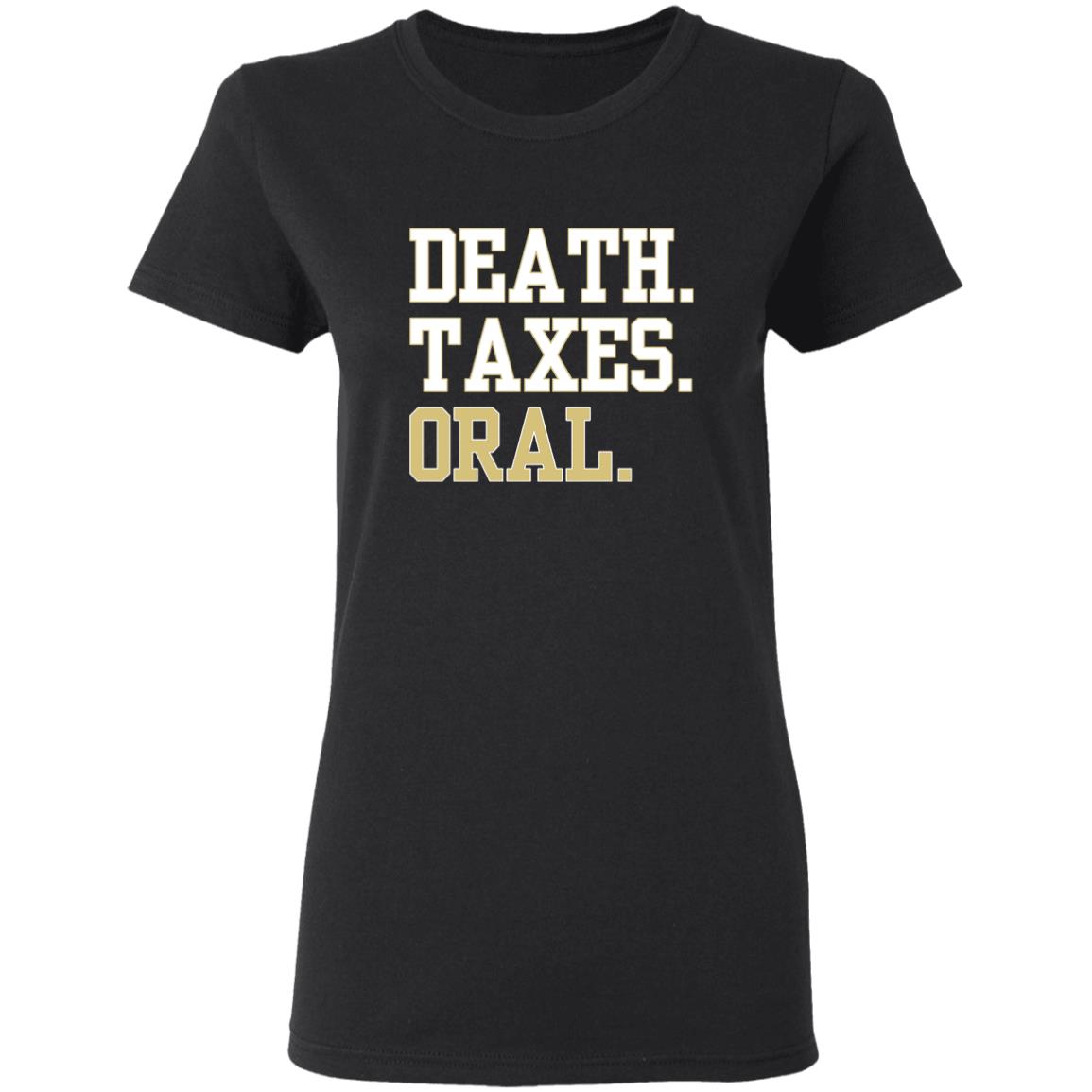Barstool Death Taxes Oral Shirt Pftcommenter Death Taxes Oral Shirt Dave Portnoy Big Cat Death Taxes Oral Shirt Hoodie Sweatshirt - Teechipus
