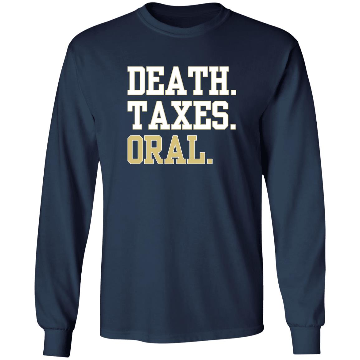 Barstool Death Taxes Oral Shirt Pftcommenter Death Taxes Oral Shirt Dave Portnoy Big Cat Death Taxes Oral Shirt Hoodie Sweatshirt - Teechipus
