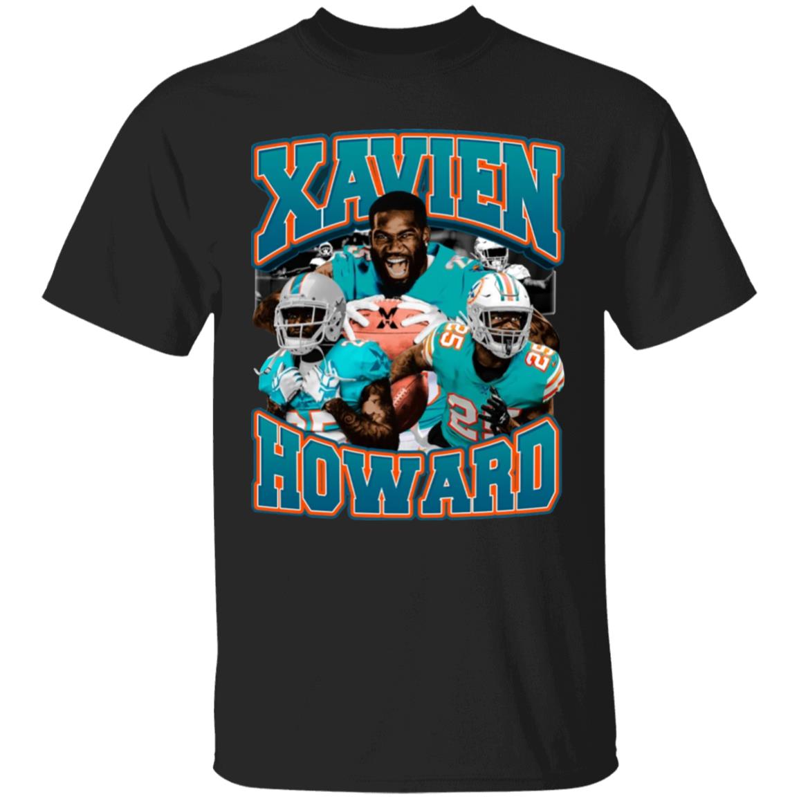 Xavien Howard X Vintage T-Shirt Dolphin Nation Xavien Howard Shirt Hoodie Sweatshirt - Teechipus