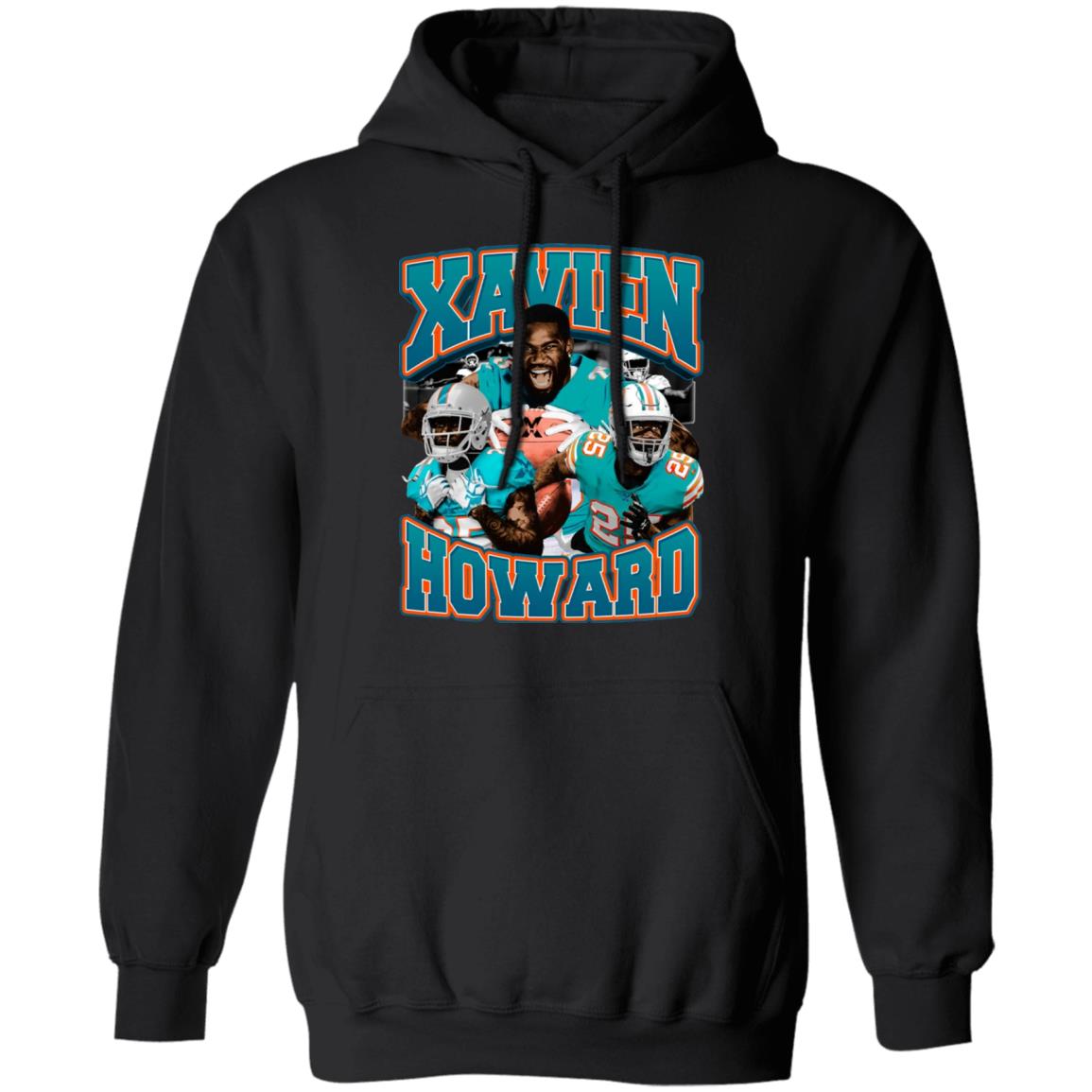 Xavien Howard X Vintage T-Shirt Dolphin Nation Xavien Howard Shirt Hoodie Sweatshirt - Teechipus
