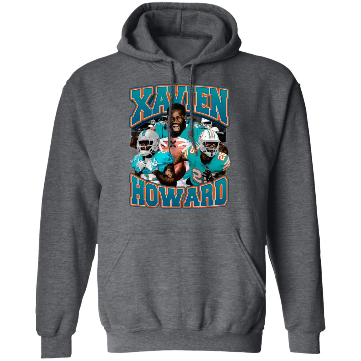 Xavien Howard X Vintage T-Shirt Dolphin Nation Xavien Howard Shirt Hoodie Sweatshirt - Teechipus