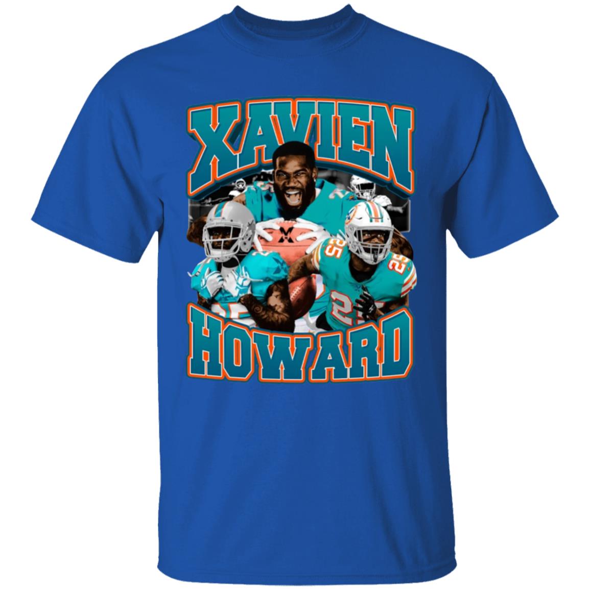 Xavien Howard X Vintage T-Shirt Dolphin Nation Xavien Howard Shirt Hoodie Sweatshirt - Teechipus