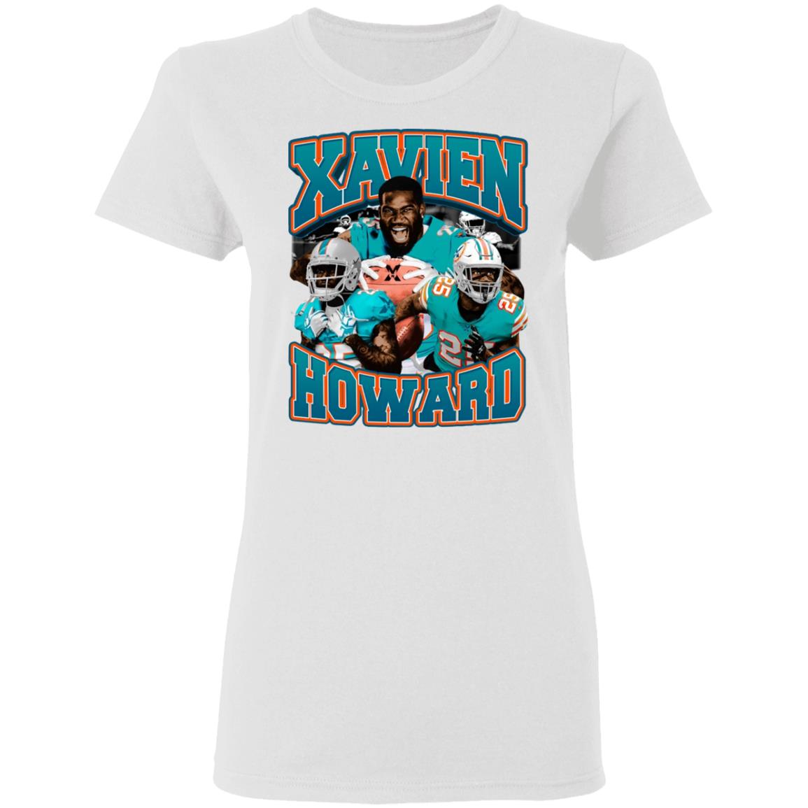 Xavien Howard X Vintage T-Shirt Dolphin Nation Xavien Howard Shirt Hoodie Sweatshirt - Teechipus
