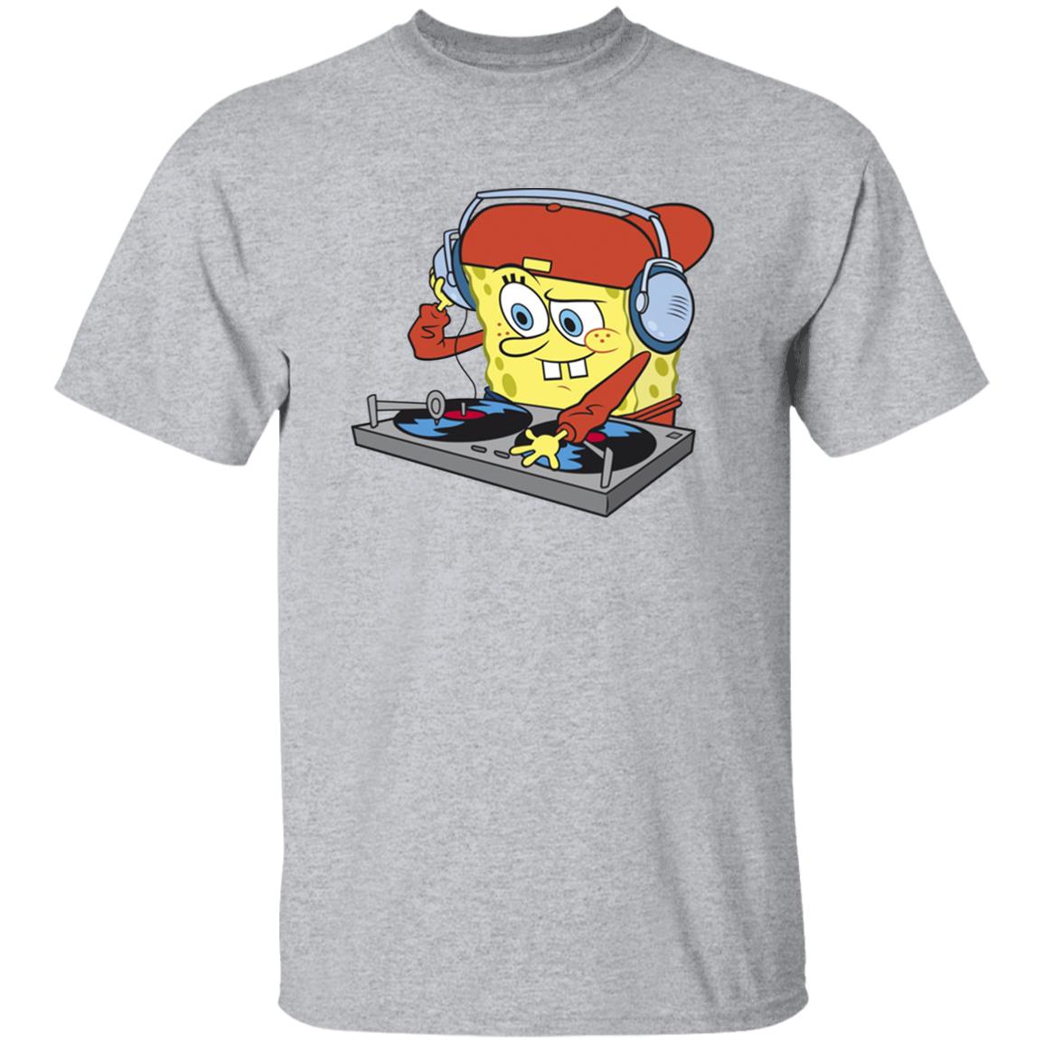 Bob Esponja Mix Shirt Dj Bob Esponja Remix Trap Shirt Hoodie Sweatshirt - Teechipus