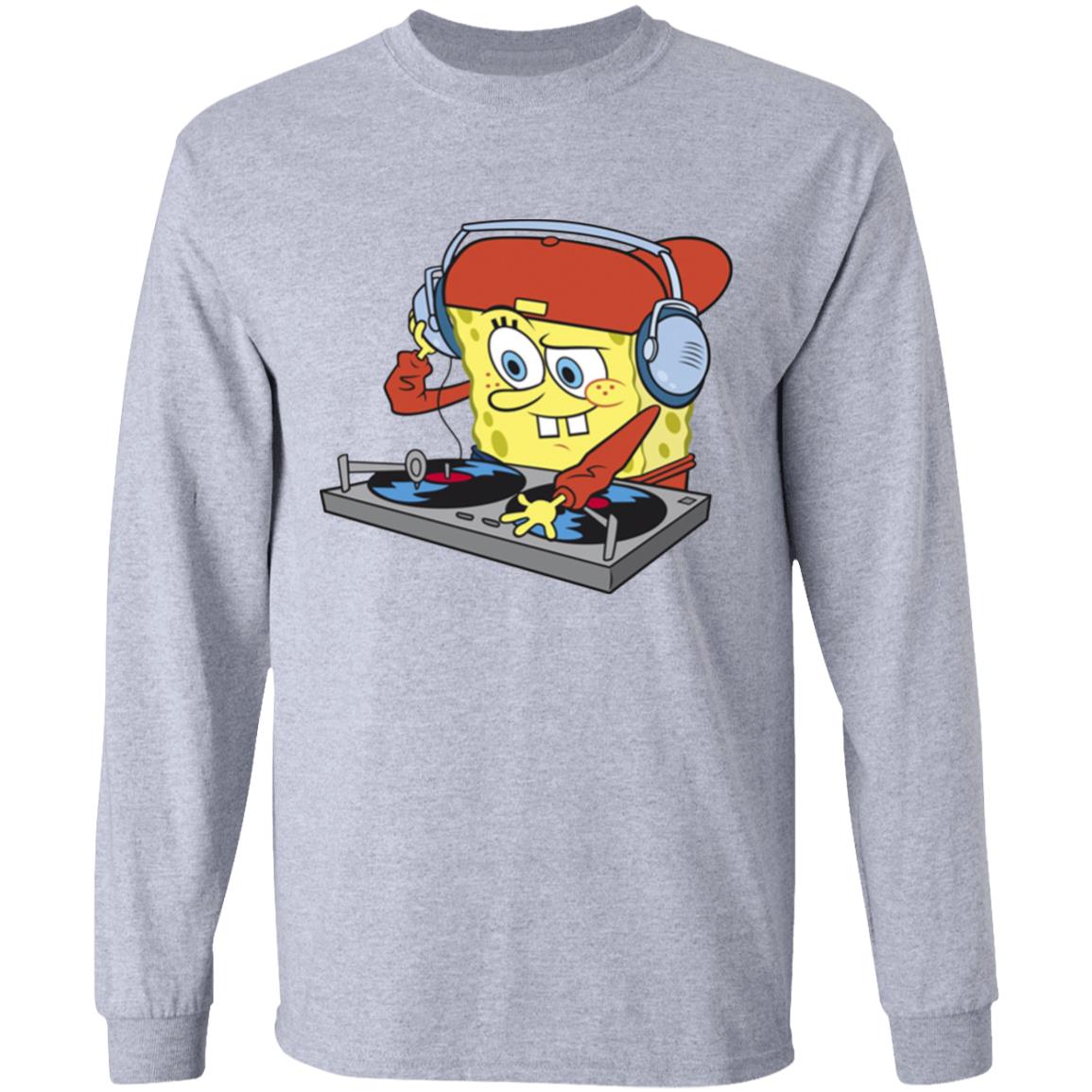 Bob Esponja Mix Shirt Dj Bob Esponja Remix Trap Shirt Hoodie Sweatshirt - Teechipus