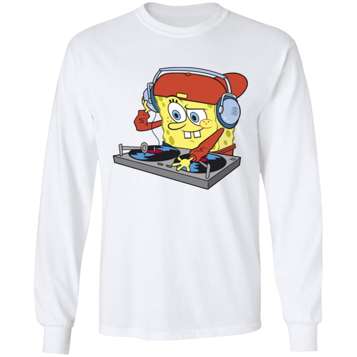 Bob Esponja Mix Shirt Dj Bob Esponja Remix Trap Shirt Hoodie Sweatshirt - Teechipus