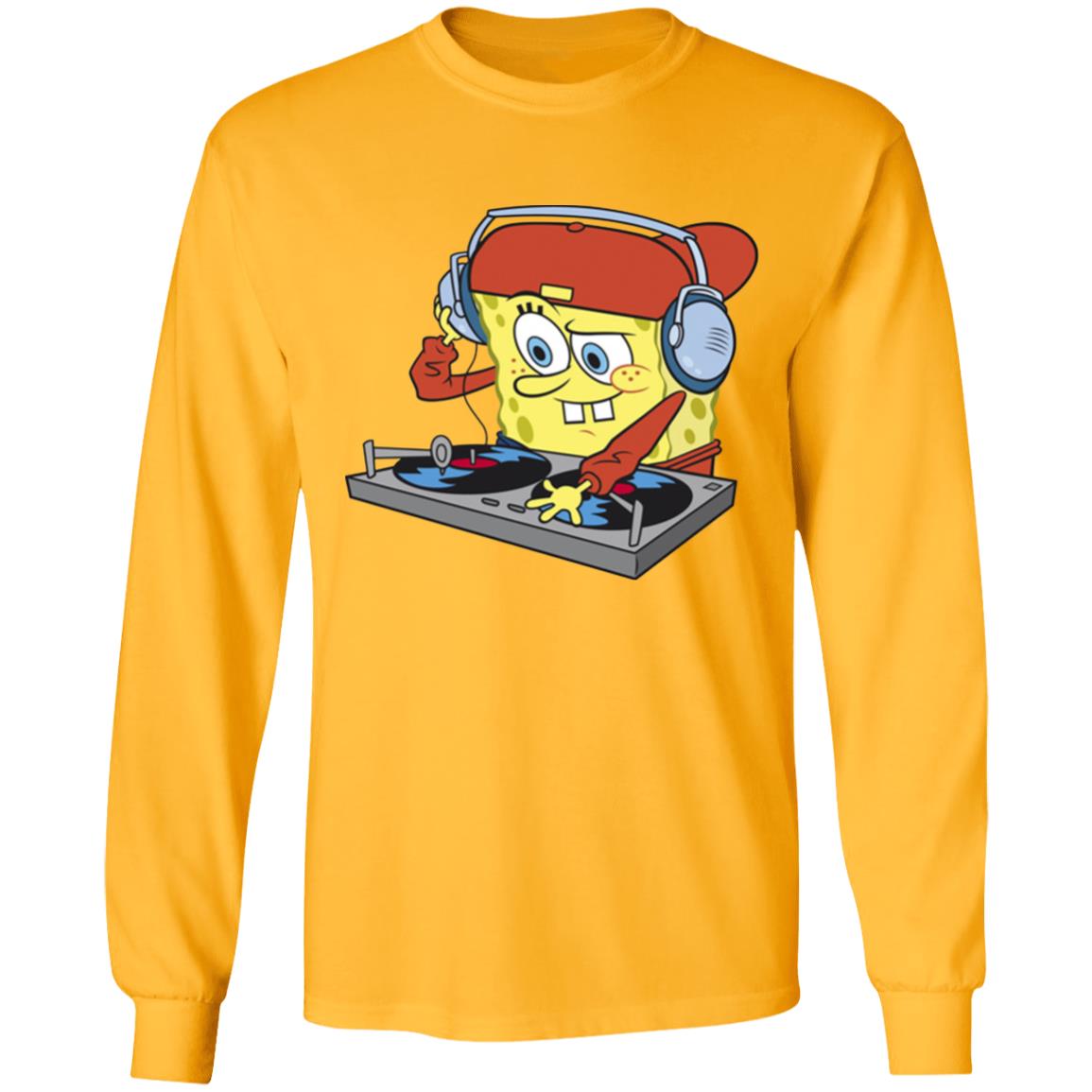 Bob Esponja Mix Shirt Dj Bob Esponja Remix Trap Shirt Hoodie Sweatshirt - Teechipus