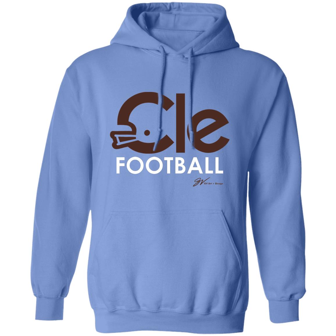 CLE Football Type T shirt Brown Cle Football Shirt Super Bowl Cle Football Shirt Hoodie Sweatshirt - Teechipus