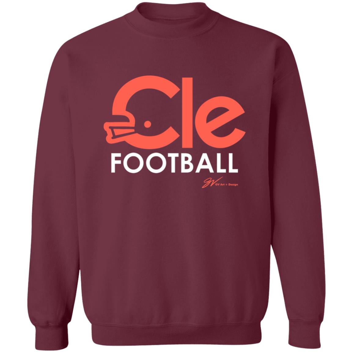 Brown Cle Type Helmet T Shirt CLE Football Type T shirt Brown Cle Football Shirt Super Bowl Cle Football Shirt Hoodie Sweatshirt - Teechipus