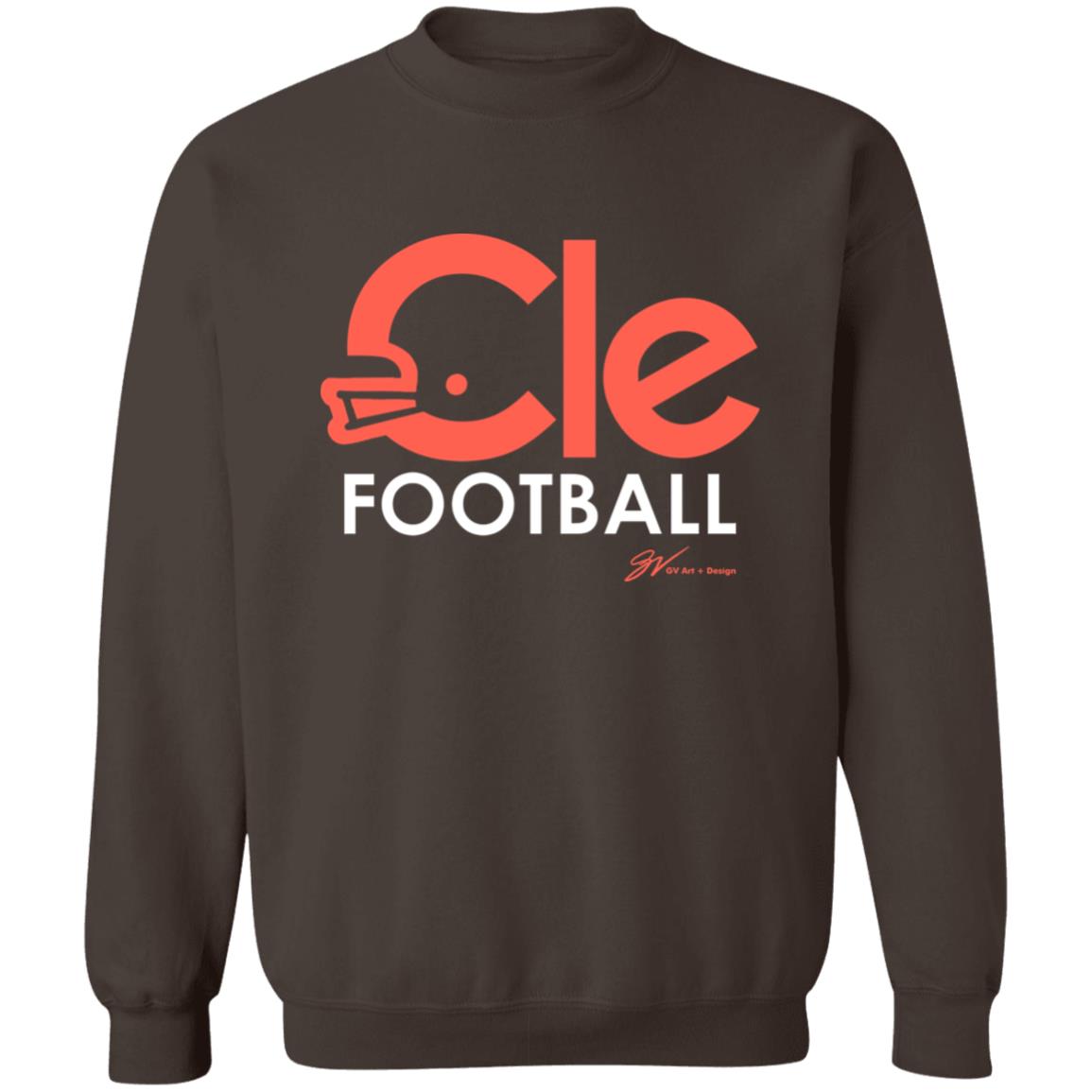 Brown Cle Type Helmet T Shirt CLE Football Type T shirt Brown Cle Football Shirt Super Bowl Cle Football Shirt Hoodie Sweatshirt - Teechipus