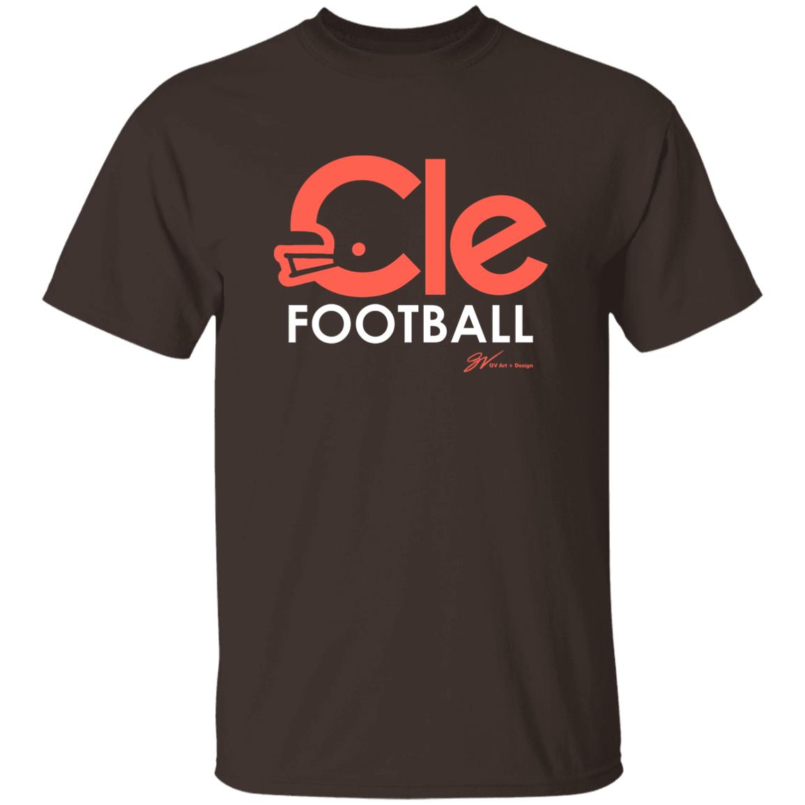 Brown Cle Type Helmet T Shirt CLE Football Type T shirt Brown Cle Football Shirt Super Bowl Cle Football Shirt Hoodie Sweatshirt - Teechipus