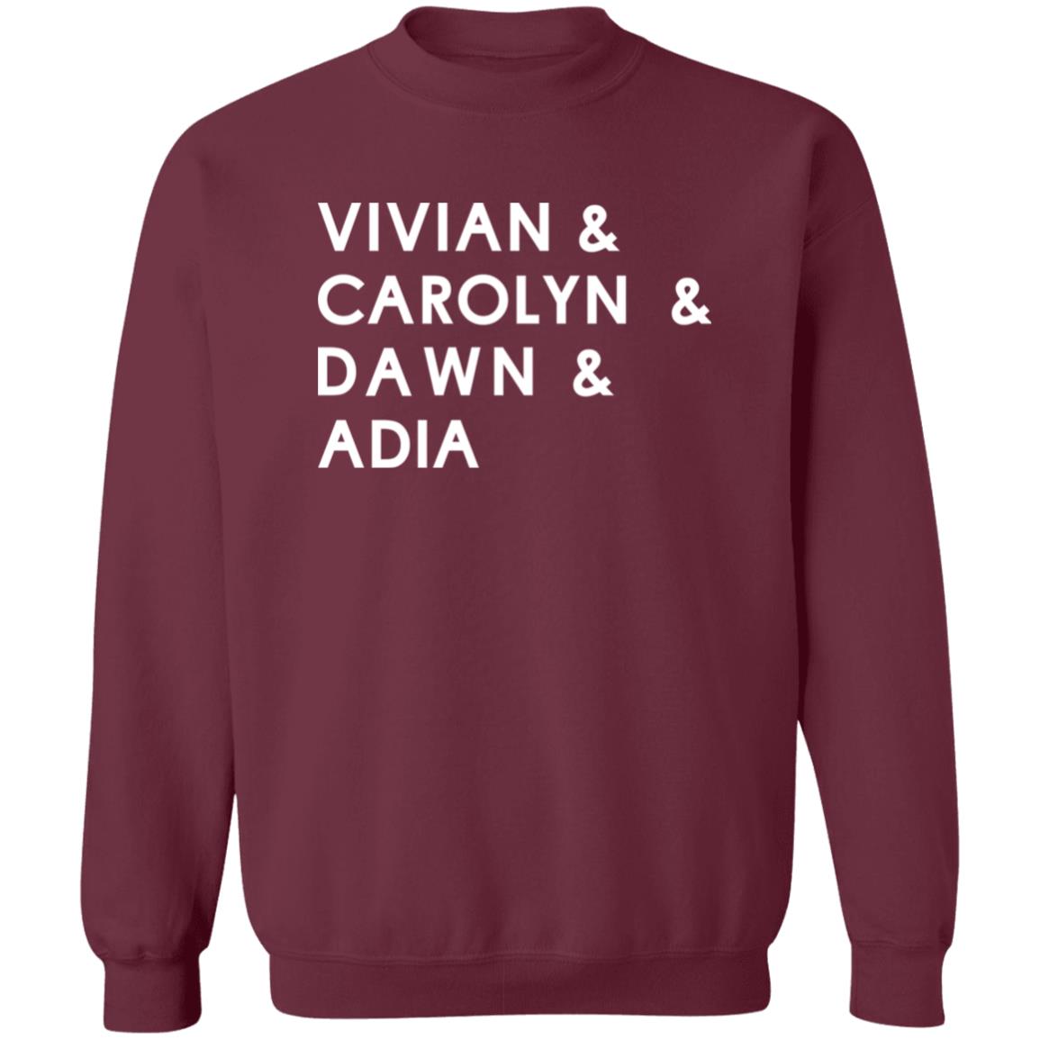 Vivian Carolyn Dawn Adida Shirt Vivian Stringer Carolyn Peck Dawnstaley Adia Barnes Coppa Vivian Carolyn Dawn Adia Shirt hoodie sweatshirt - Teechipus