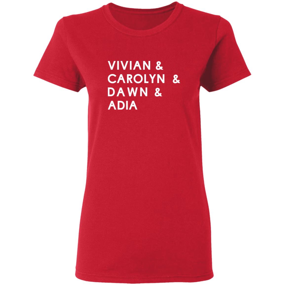 Vivian Carolyn Dawn Adida Shirt Vivian Stringer Carolyn Peck Dawnstaley Adia Barnes Coppa Vivian Carolyn Dawn Adia Shirt hoodie sweatshirt - Teechipus