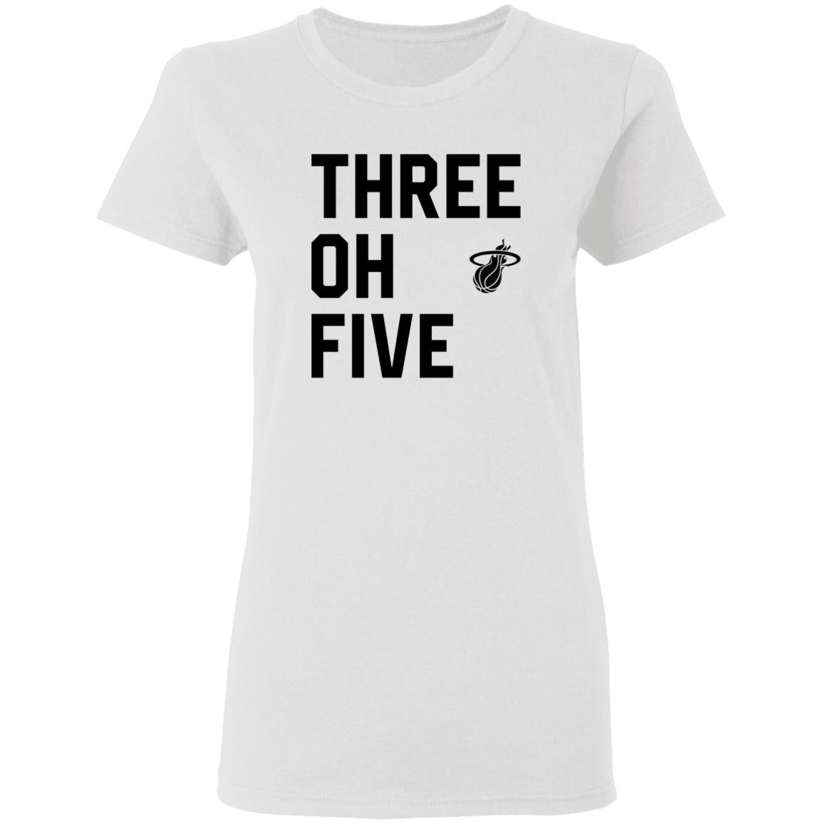 Three Oh Five Miami Heat T Shirt Three Oh Five Shirt Hoodie Sweatshirt - Teechipus