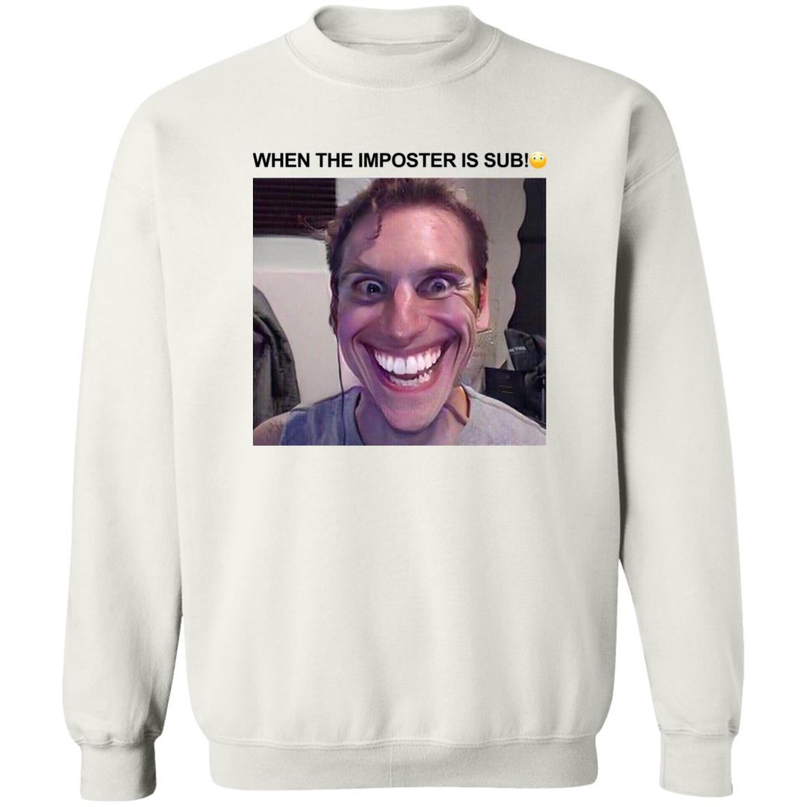 When The Imposter Is Sus Shirt Hoodie Sweatshirt - Teechipus