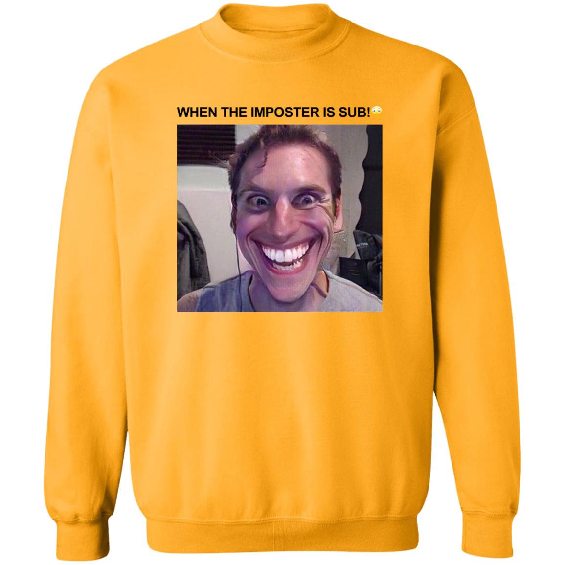 When The Imposter Is Sus Shirt Hoodie Sweatshirt - Teechipus