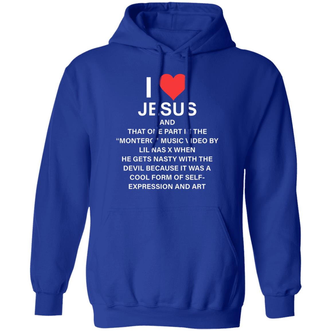I Love Jesus And That One Part In The Shirt Lil Nas I Love Jesus And That One Part In The Shirt Hoodie Sweatshirt - Teechipus