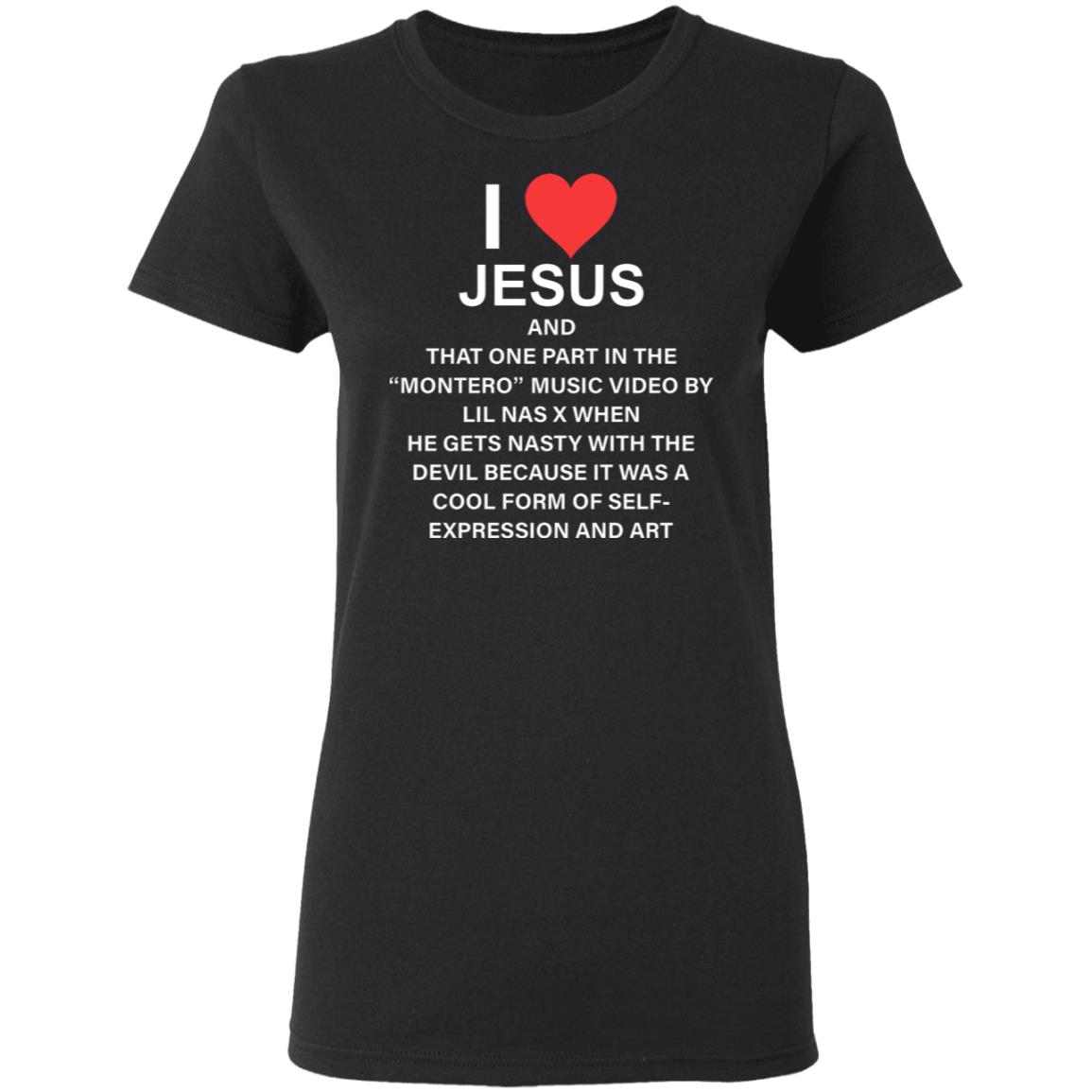 I Love Jesus And That One Part In The Shirt Lil Nas I Love Jesus And That One Part In The Shirt Hoodie Sweatshirt - Teechipus