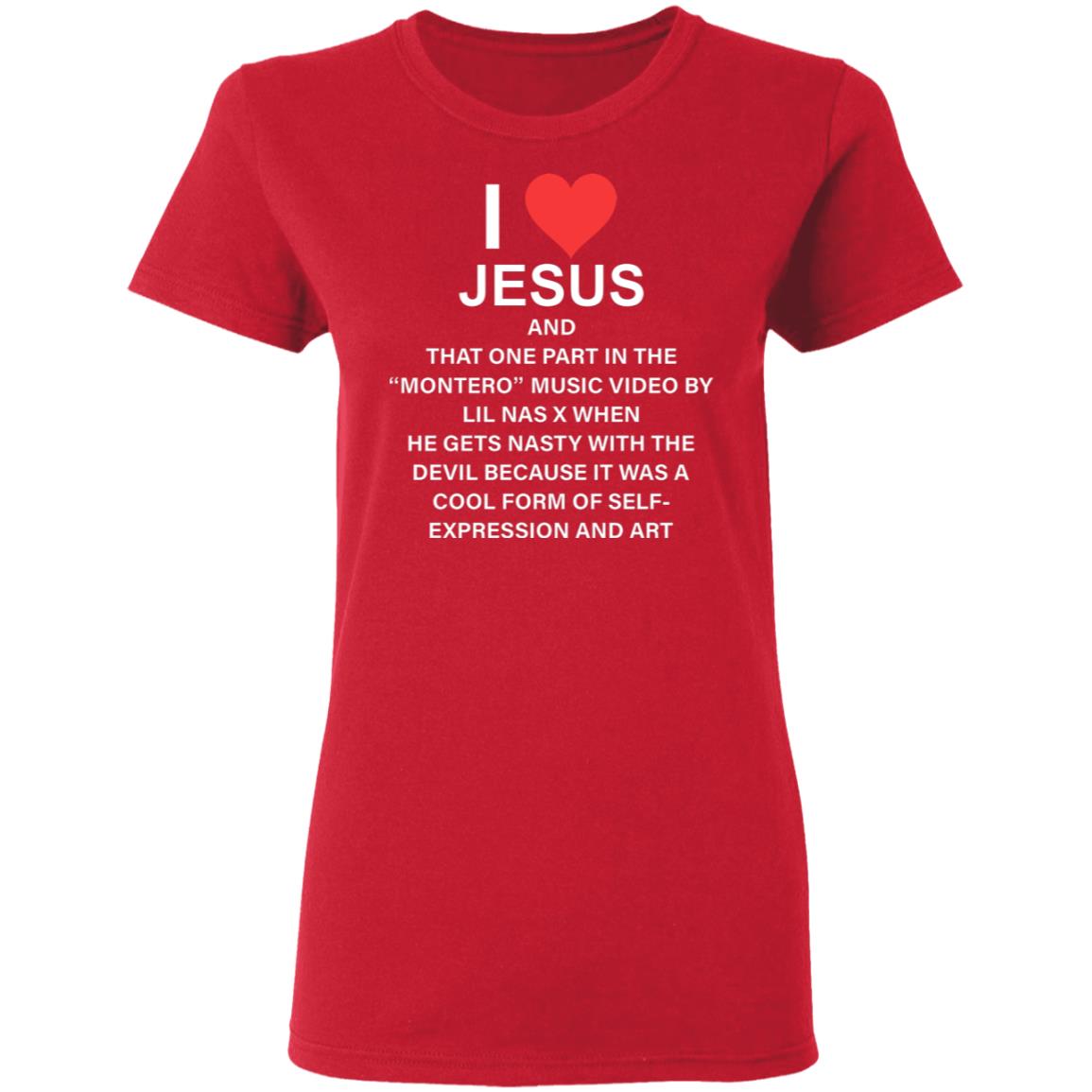 I Love Jesus And That One Part In The Shirt Lil Nas I Love Jesus And That One Part In The Shirt Hoodie Sweatshirt - Teechipus