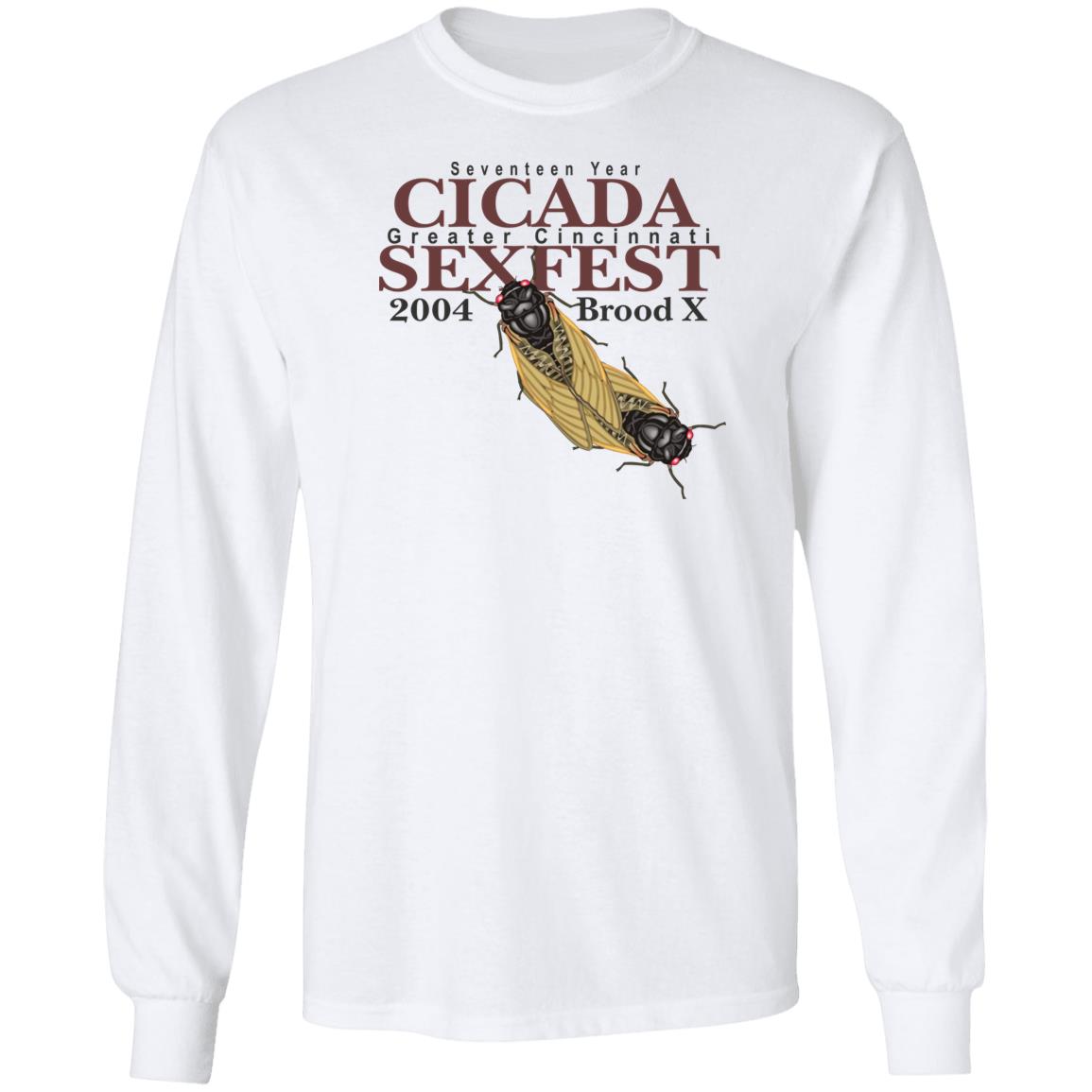 Seventeen Year Cicada Greater Cincinnati Sexfest Shirt Paul Barvincak Cicada Sexfest 2004 Shirt Hoodie Sweatshirt - Teechipus