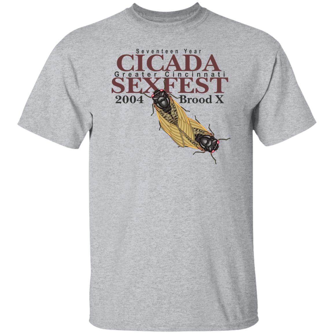 Seventeen Year Cicada Greater Cincinnati Sexfest Shirt Paul Barvincak Cicada Sexfest 2004 Shirt Hoodie Sweatshirt - Teechipus