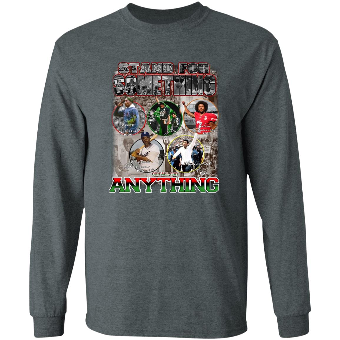 Stand For Something Shirt Jackie Robinson Day Tyrese Haliburton Stand For Something Shirt Hoodie Sweatshirt - Teechipus