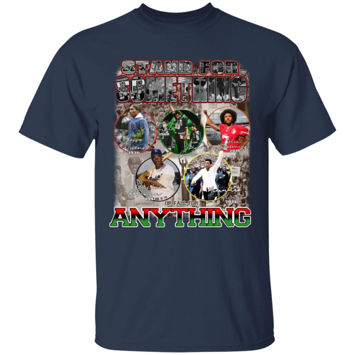 Stand For Something Shirt Jackie Robinson Day Tyrese Haliburton Stand For Something Shirt Hoodie Sweatshirt - Teechipus