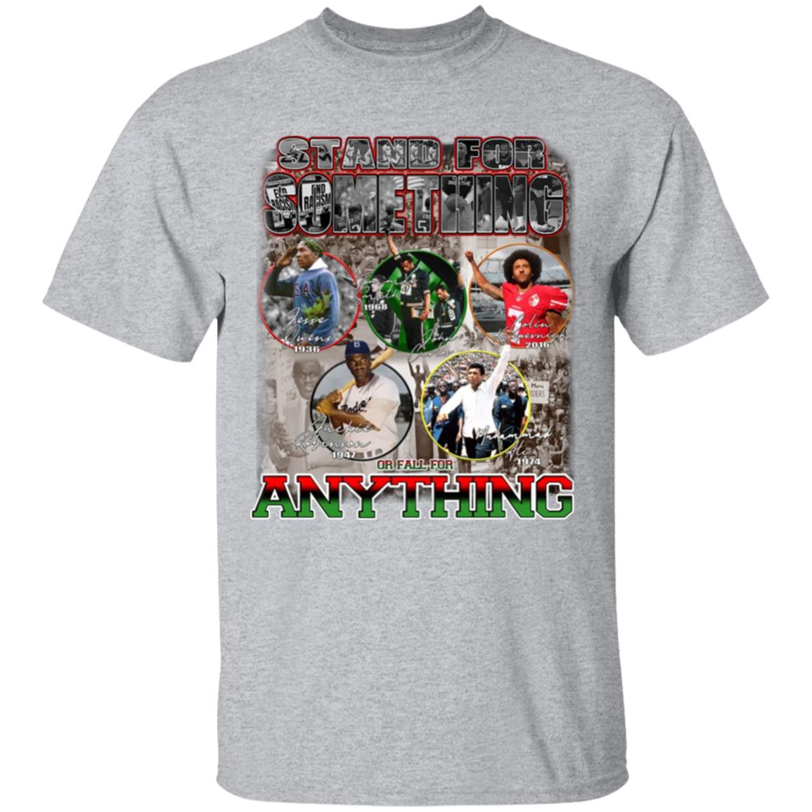 Stand For Something Shirt Jackie Robinson Day Tyrese Haliburton Stand For Something Shirt Hoodie Sweatshirt - Teechipus