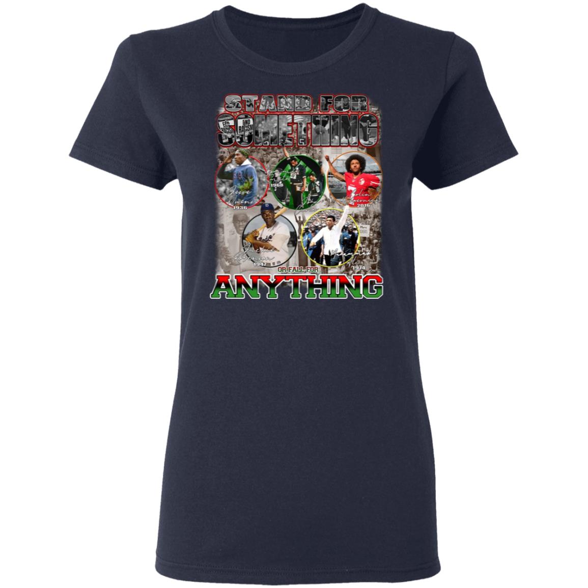 Stand For Something Shirt Jackie Robinson Day Tyrese Haliburton Stand For Something Shirt Hoodie Sweatshirt - Teechipus