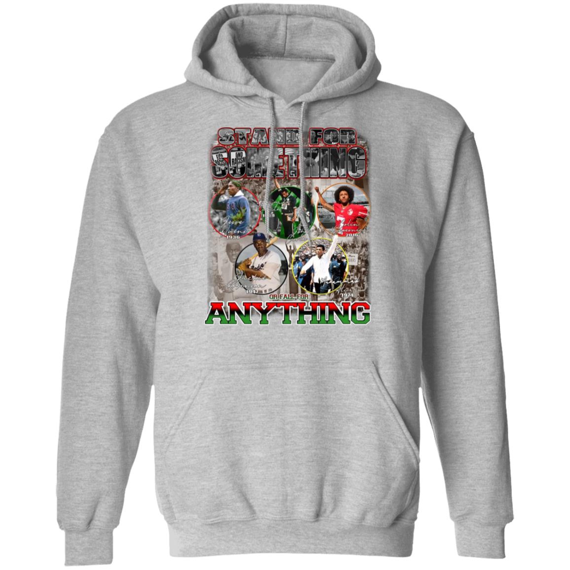 Stand For Something Shirt Jackie Robinson Day Tyrese Haliburton Stand For Something Shirt Hoodie Sweatshirt - Teechipus