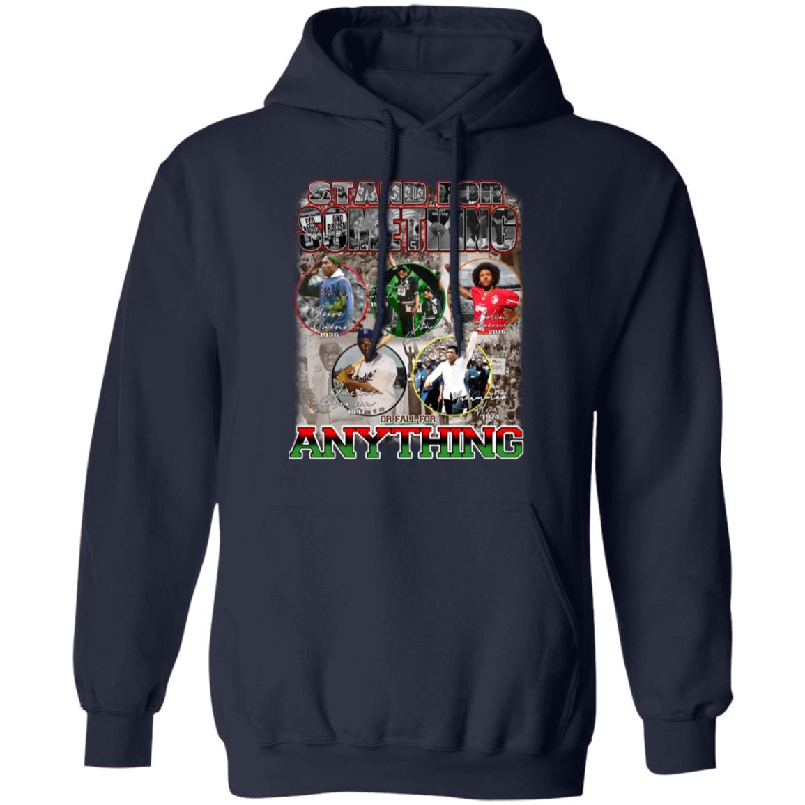 Stand For Something Shirt Jackie Robinson Day Tyrese Haliburton Stand For Something Shirt Hoodie Sweatshirt - Teechipus