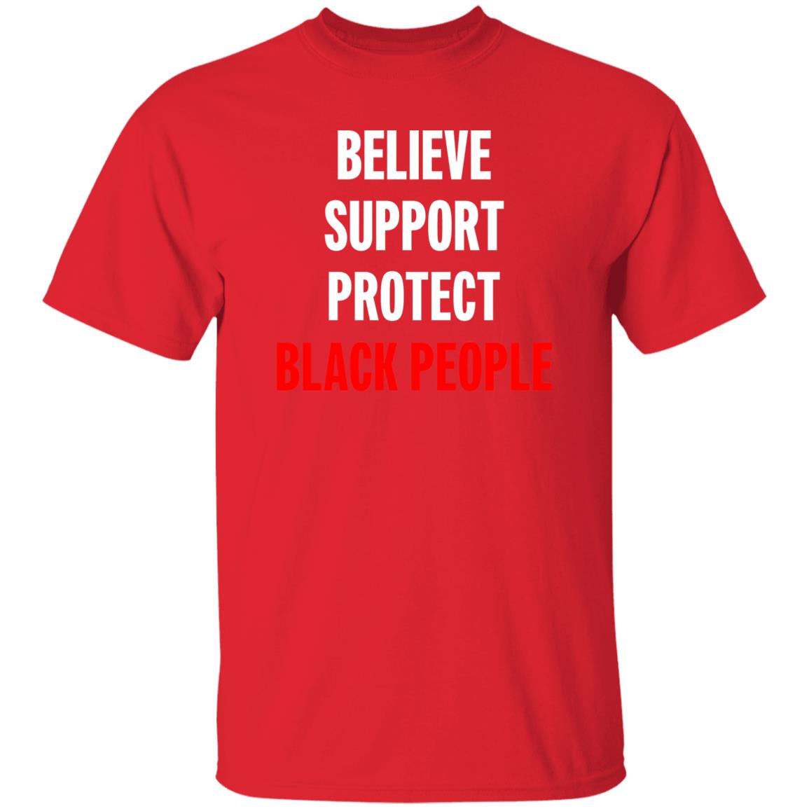 Chicago Red Stars Believe Support Protect Black People Shirt Hoodie Sweatshirt - Teechipus