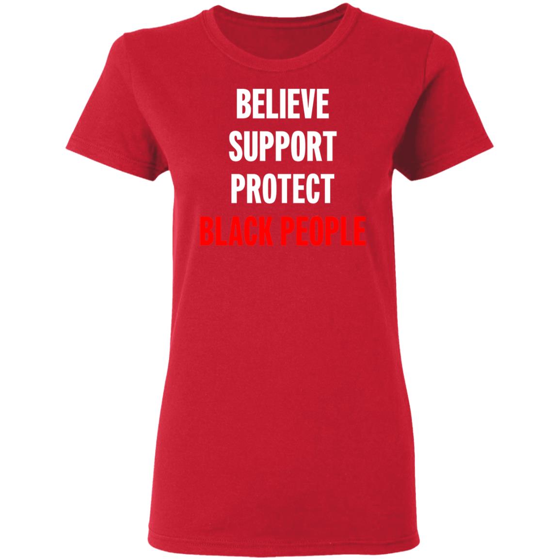 Chicago Red Stars Believe Support Protect Black People Shirt Hoodie Sweatshirt - Teechipus
