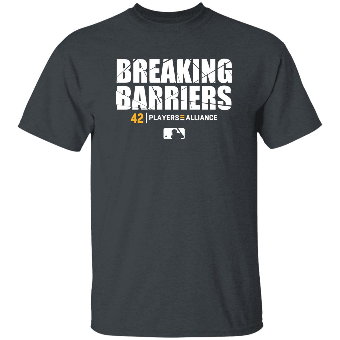 Baseball Breaking Barriers 42 Players Alliance Shirt Baltimore Orioles Vladimir Guerrero Jr Breaking Barriers Shirt Hoodie Sweatshirt - Teechipus