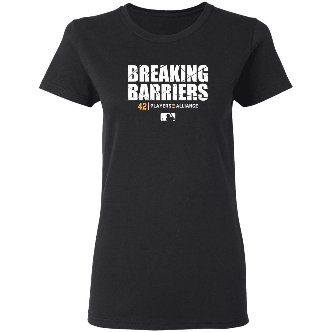 Baseball Breaking Barriers 42 Players Alliance Shirt Baltimore Orioles Vladimir Guerrero Jr Breaking Barriers Shirt Hoodie Sweatshirt - Teechipus