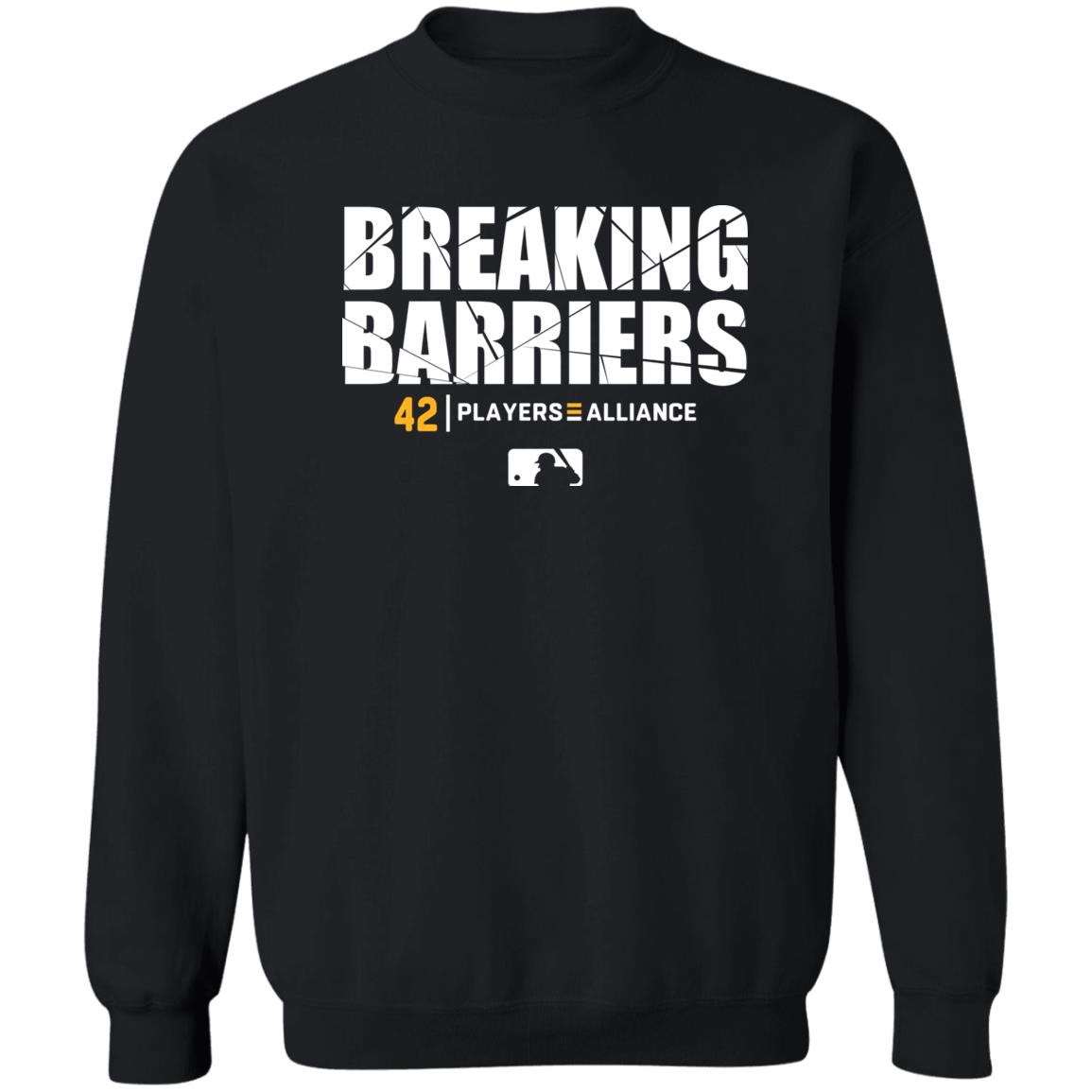Baseball Breaking Barriers 42 Players Alliance Shirt Baltimore Orioles Vladimir Guerrero Jr Breaking Barriers Shirt Hoodie Sweatshirt - Teechipus