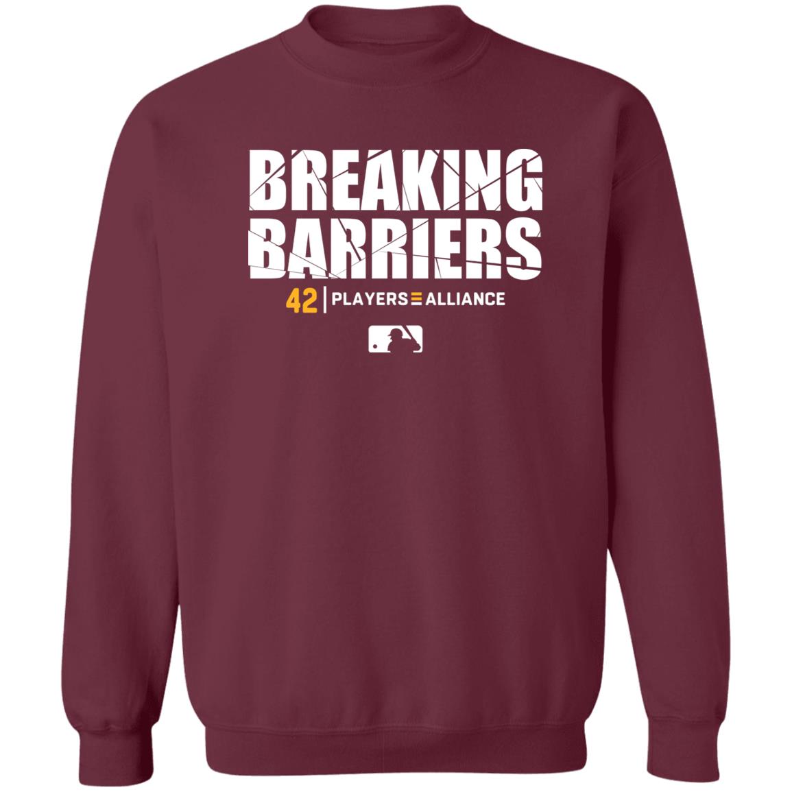 Baseball Breaking Barriers 42 Players Alliance Shirt Baltimore Orioles Vladimir Guerrero Jr Breaking Barriers Shirt Hoodie Sweatshirt - Teechipus