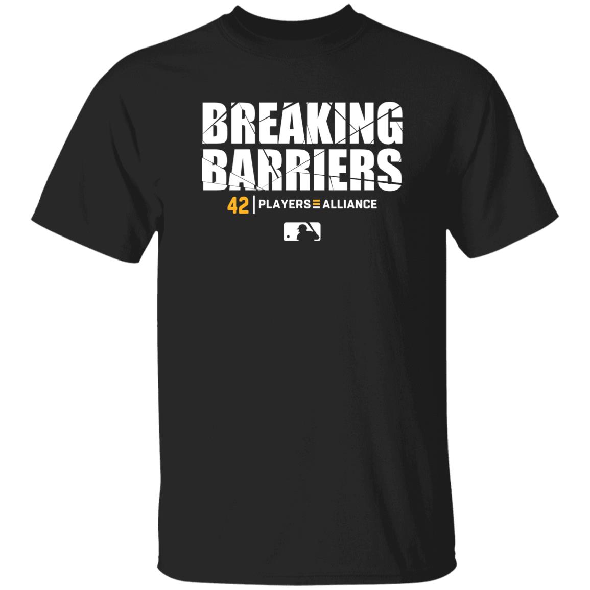 Baseball Breaking Barriers 42 Players Alliance Shirt Baltimore Orioles Vladimir Guerrero Jr Breaking Barriers Shirt Hoodie Sweatshirt - Teechipus