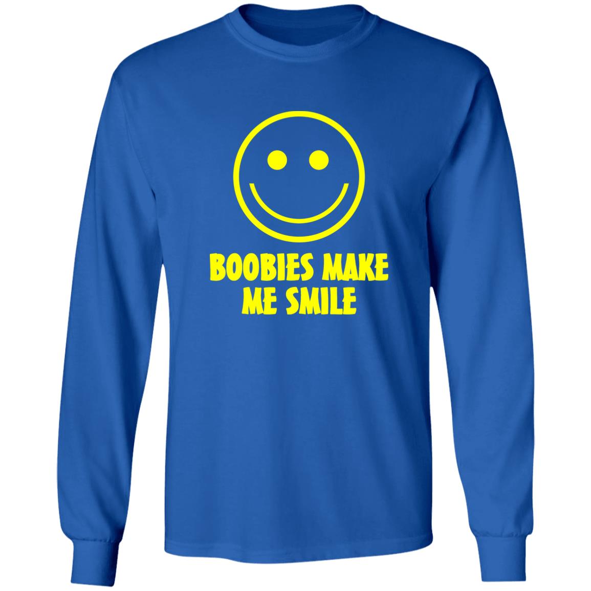 Boobies Make Me Smile Shirt Glory Days Fine Goods Boobies Make Me Smile Shirt Hoodie Sweatshirt - Teechipus