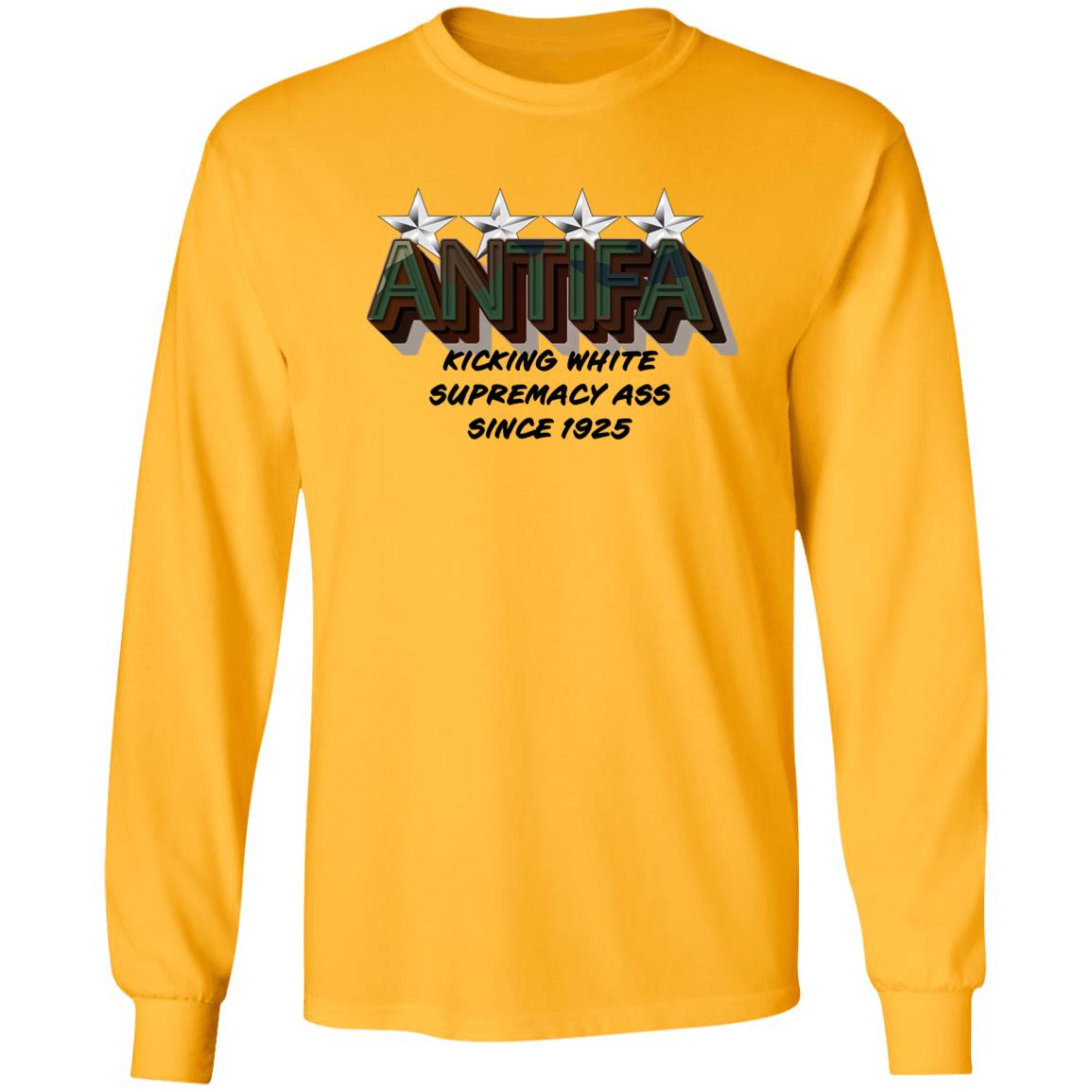 Ordinary1world Antifa Kicking White Supermacy Ass Since 1925 Shirt Double Espresso Shirt And Gear Company Shop Hoodie Sweatshirt - Teechipus